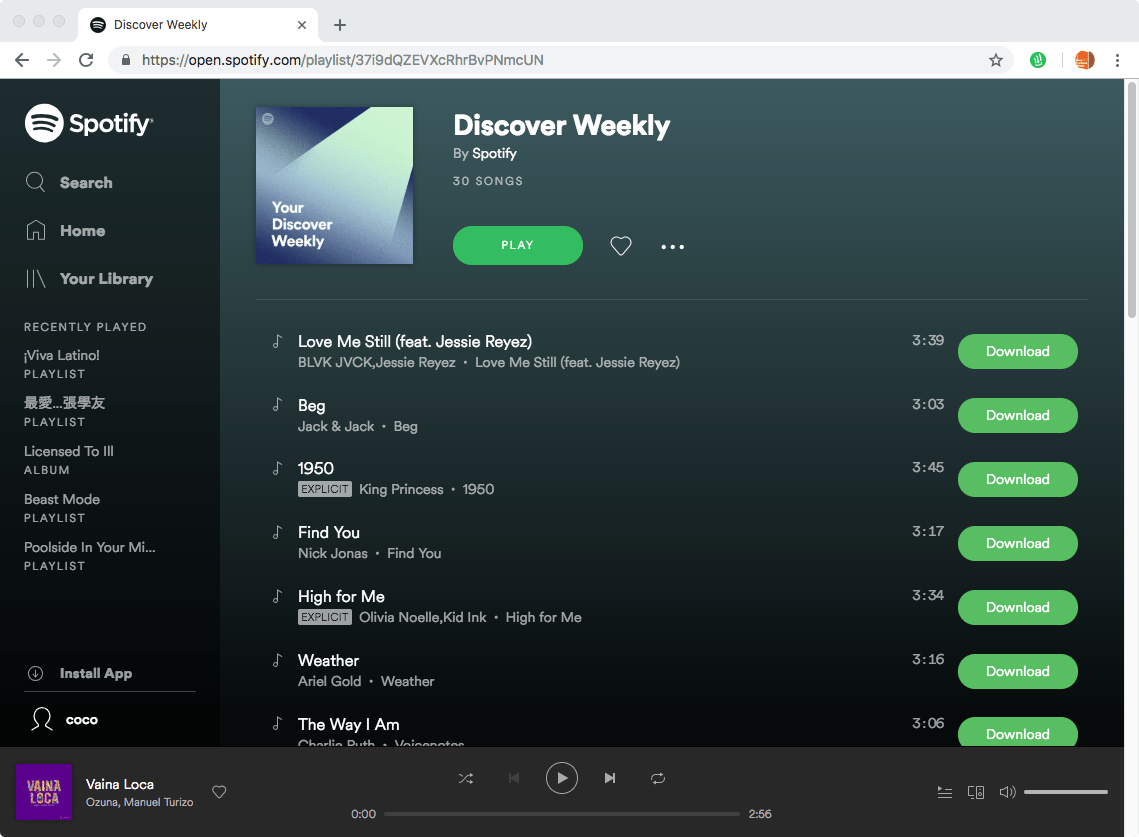 can you download spotify playlists as mp3