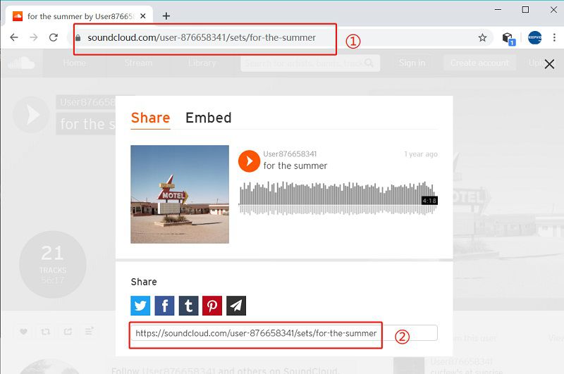 soundcloud download url