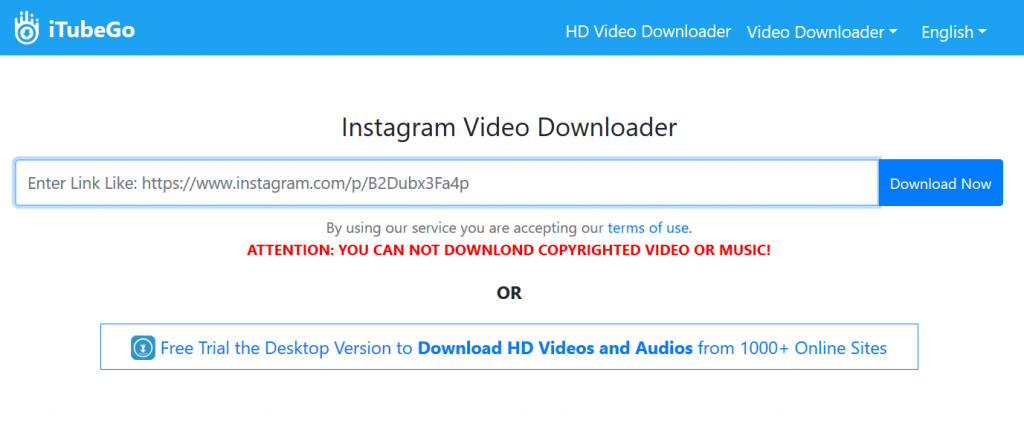 online instagram downloader