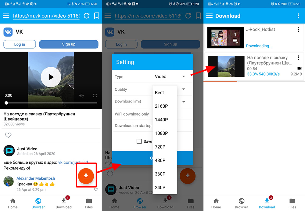 free download facebook video downloader for android