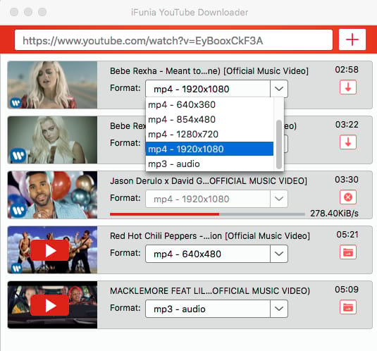 ifunia free youtube downloader for mac osx 10.8.5