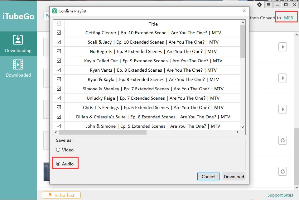 youtube playlist mp3 downloader free online