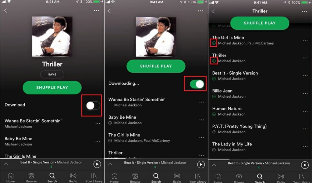 can you download from spotify