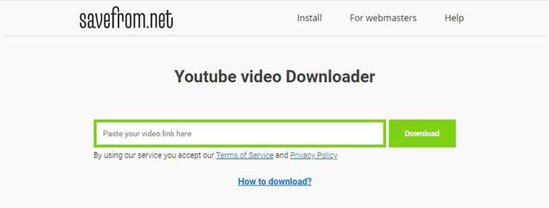 free youtube downloader save from net