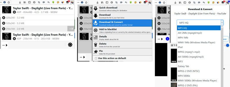 youtube video downloader extension firefox