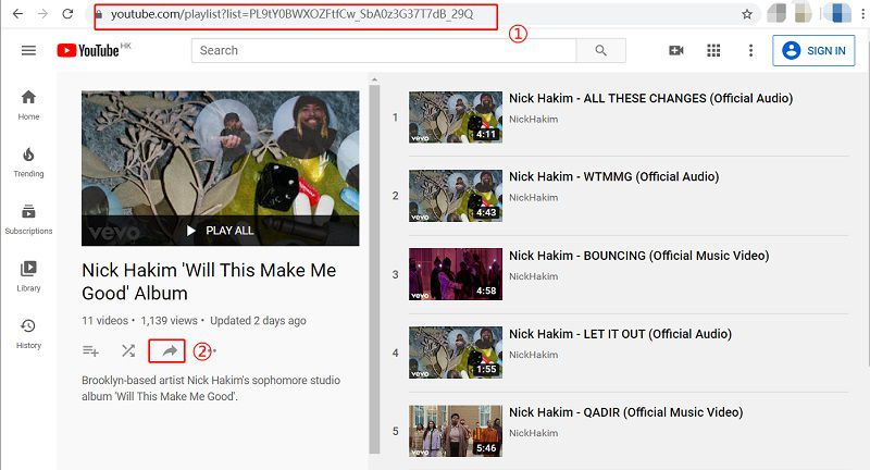 download youtube mp4 playlist