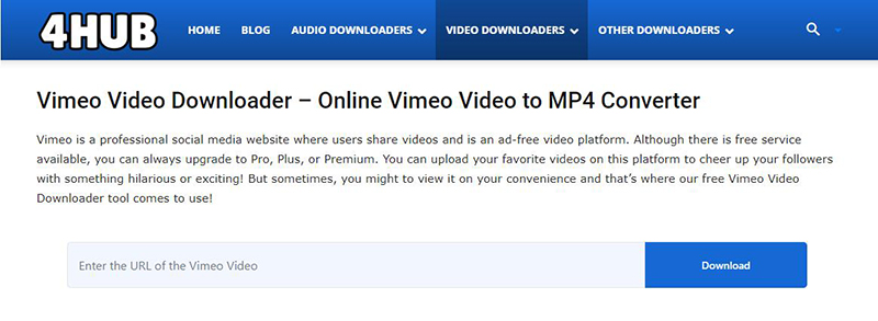 download vimeo audio only