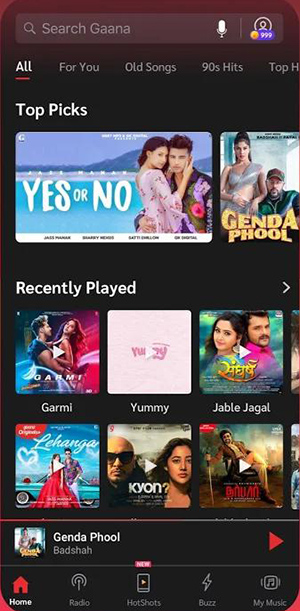 mp3 download gaana app