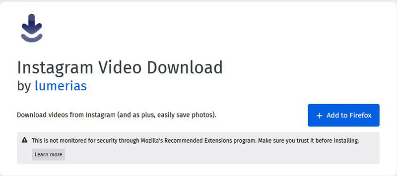 Instagram Video Download by lumerias