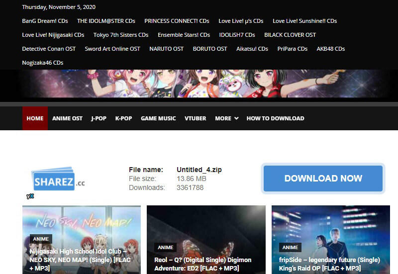 How to Download Anime Songs from 8 Best Anime Music Sites