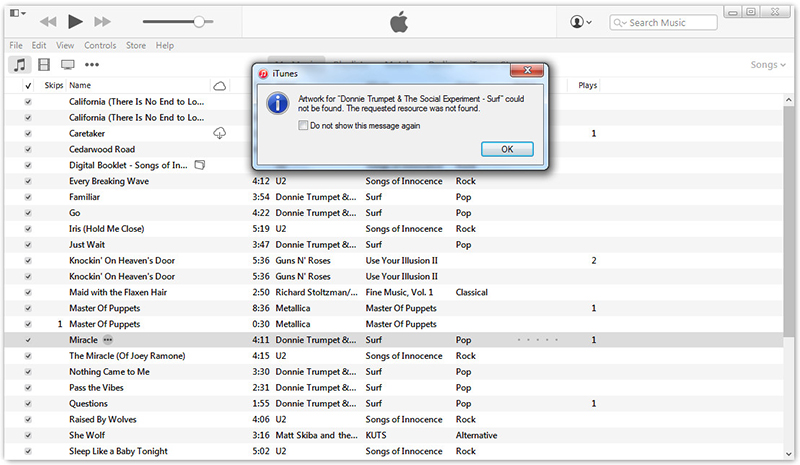 change metadata on ripped cd multiple songs at once