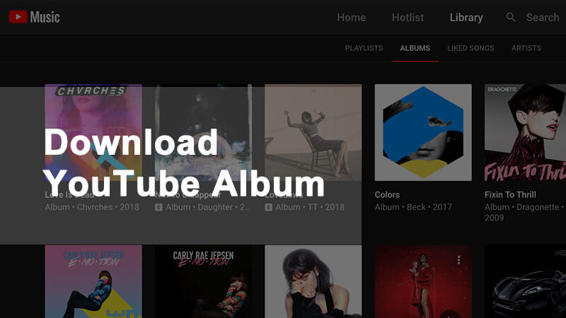 youtube albums to mp3