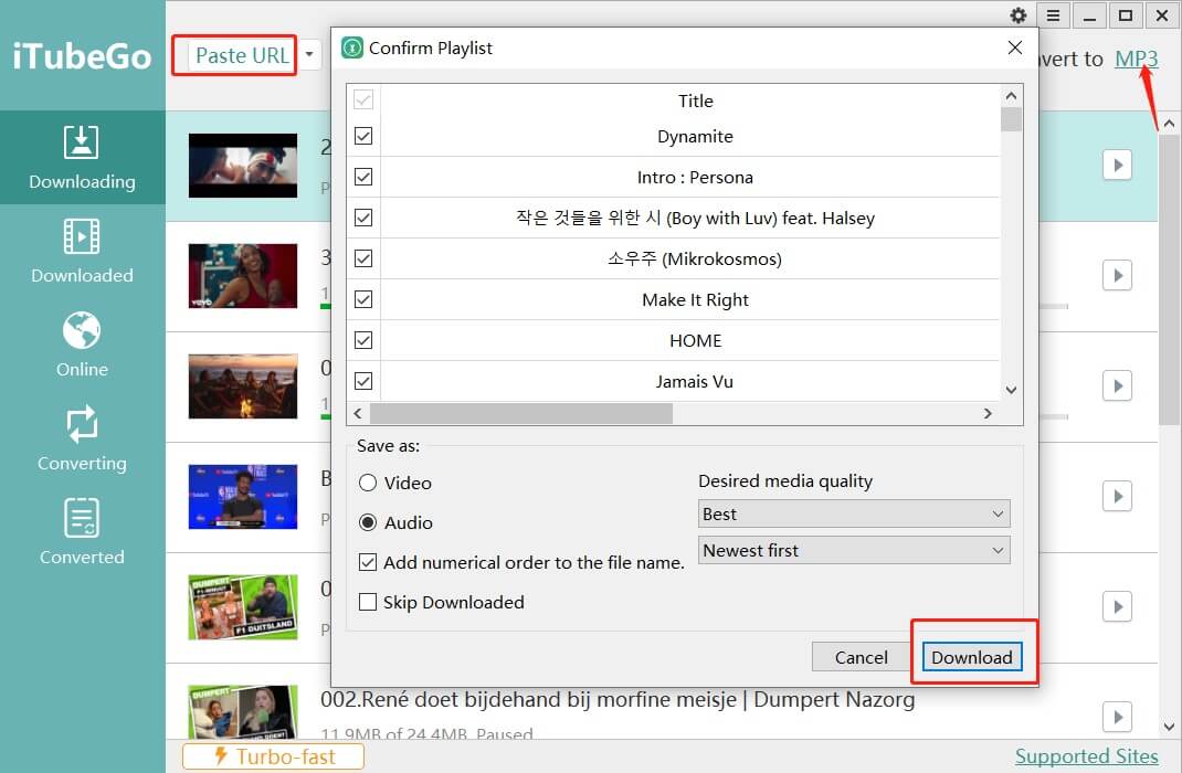 facebook video to mp3 320kbps online