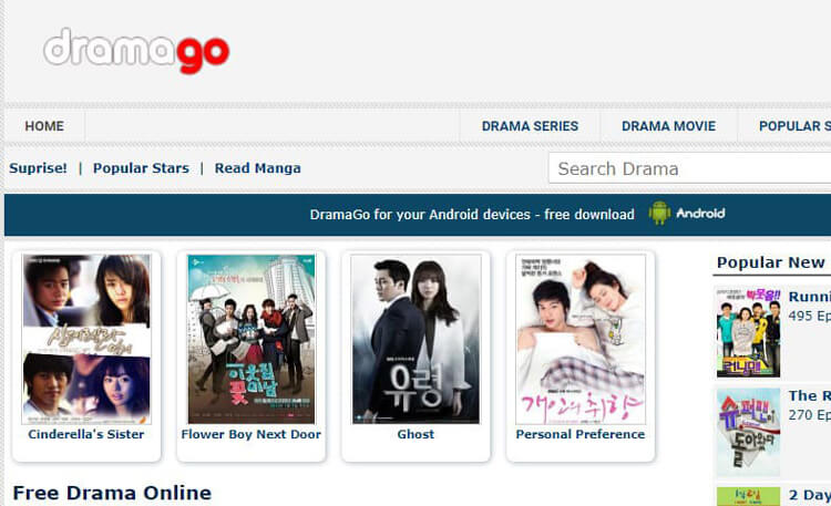 Dramago website online