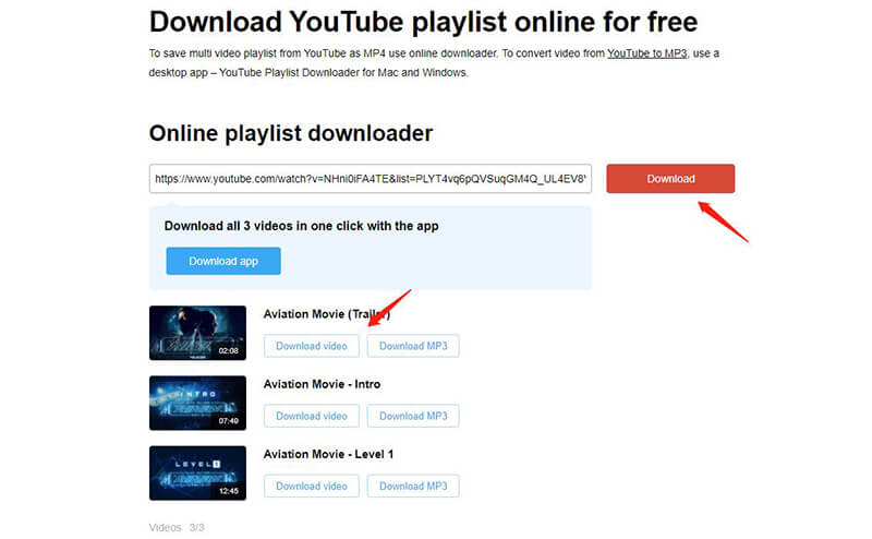 download mp3 from youtube folder playlist online