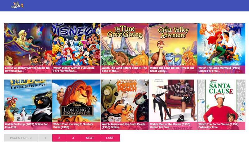 Online cartoon deals movies free