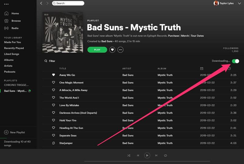 how to download spotify playlist to pc