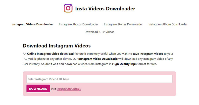 instavideosdownloader