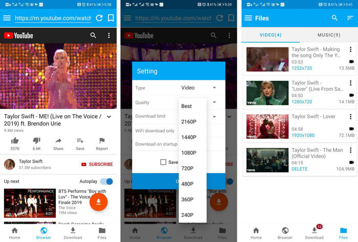 youtube downloader android