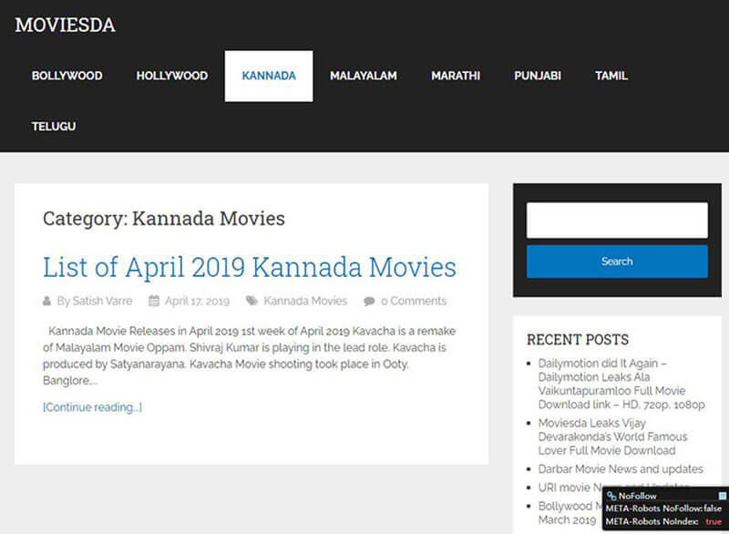 Free Download Kannada HD Movies (7 Websites Provided)