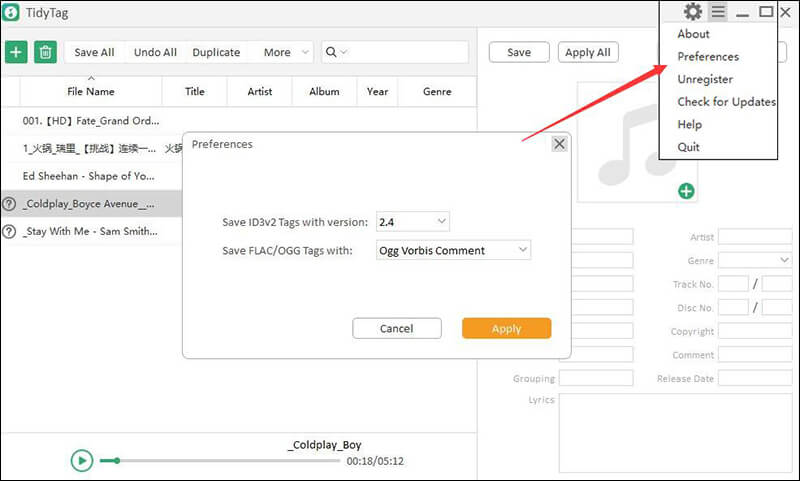 TidyTag Music Tag Editor for ios download