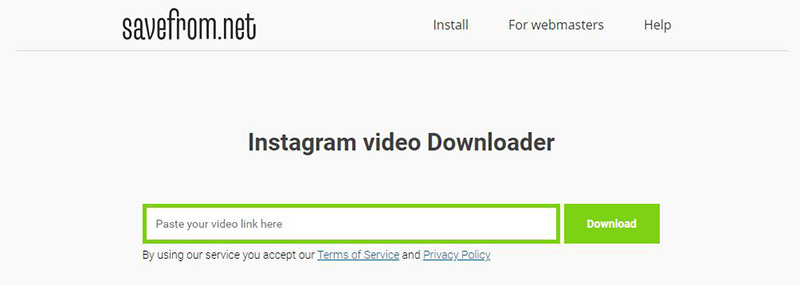 savefromnet instagram video downloader