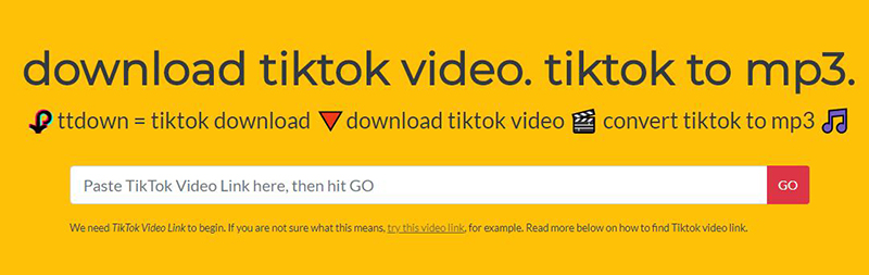 tiktok link converter