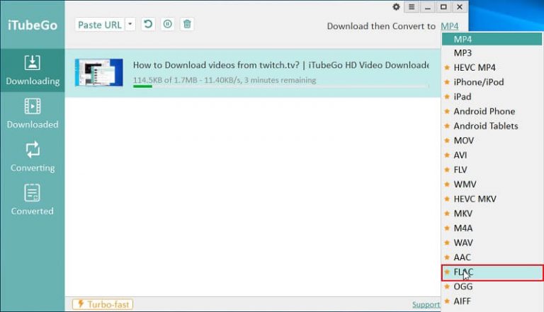 flv to flac converter